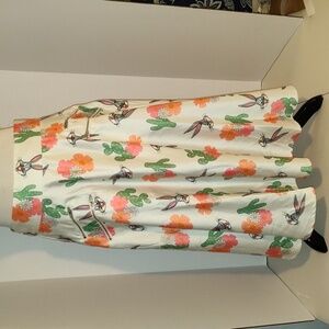 Looney Tunes x Unique Vintage Bugs Bunny Skirt